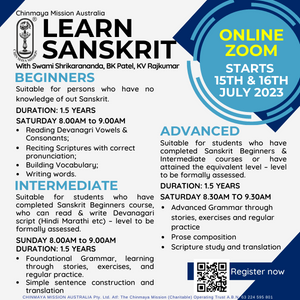 Sanskrit Classes Course - Student/Senior