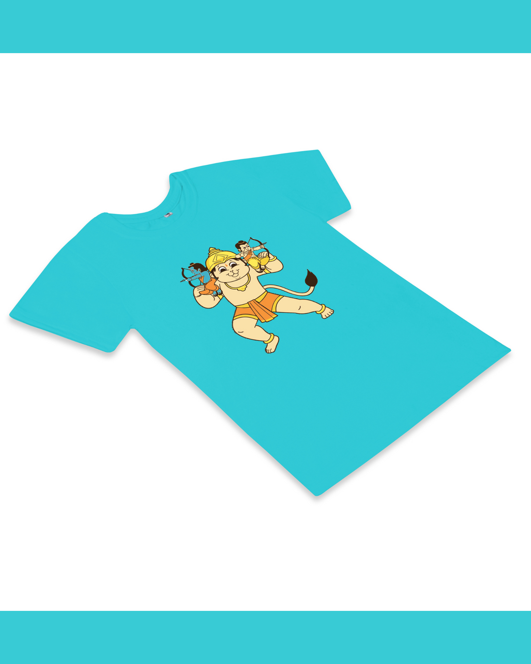 T-Shirt: Kids - Hanuman with Rama Lakshman