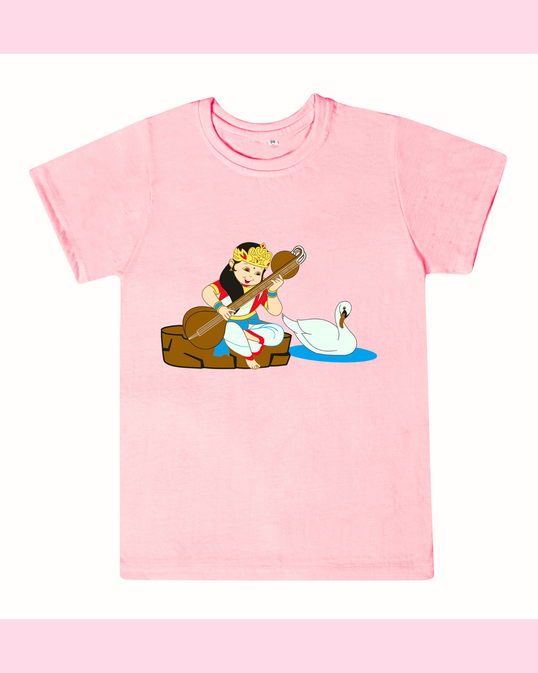 T-Shirt: Kids - Saraswati with Veena