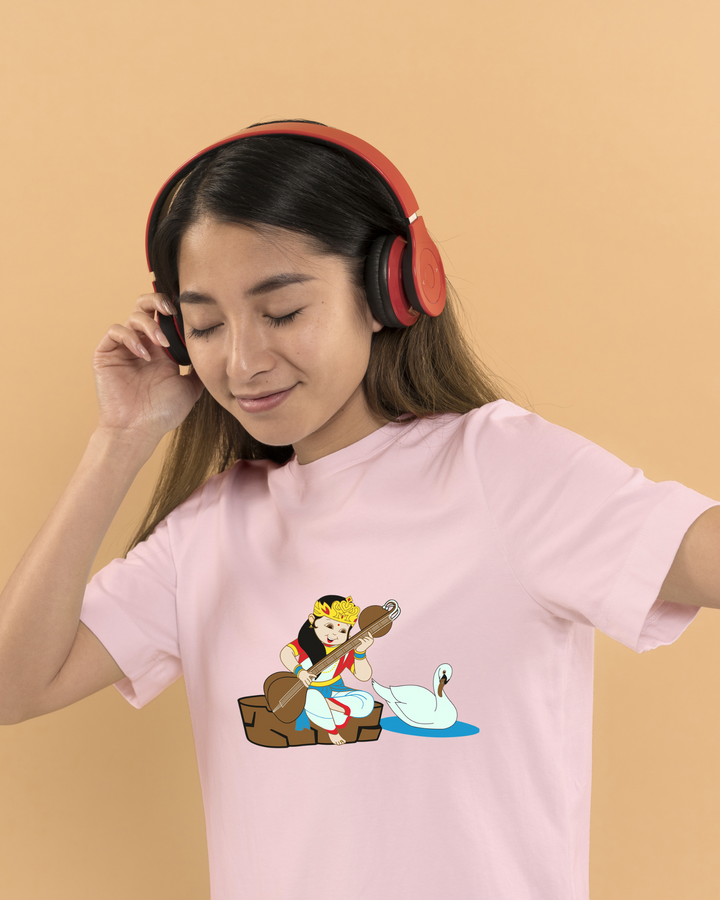 T-Shirt: Kids - Saraswati with Veena