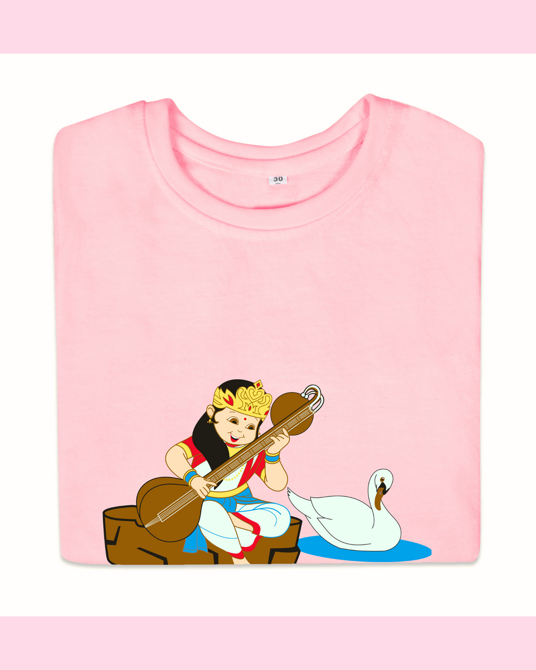 T-Shirt: Kids - Saraswati with Veena