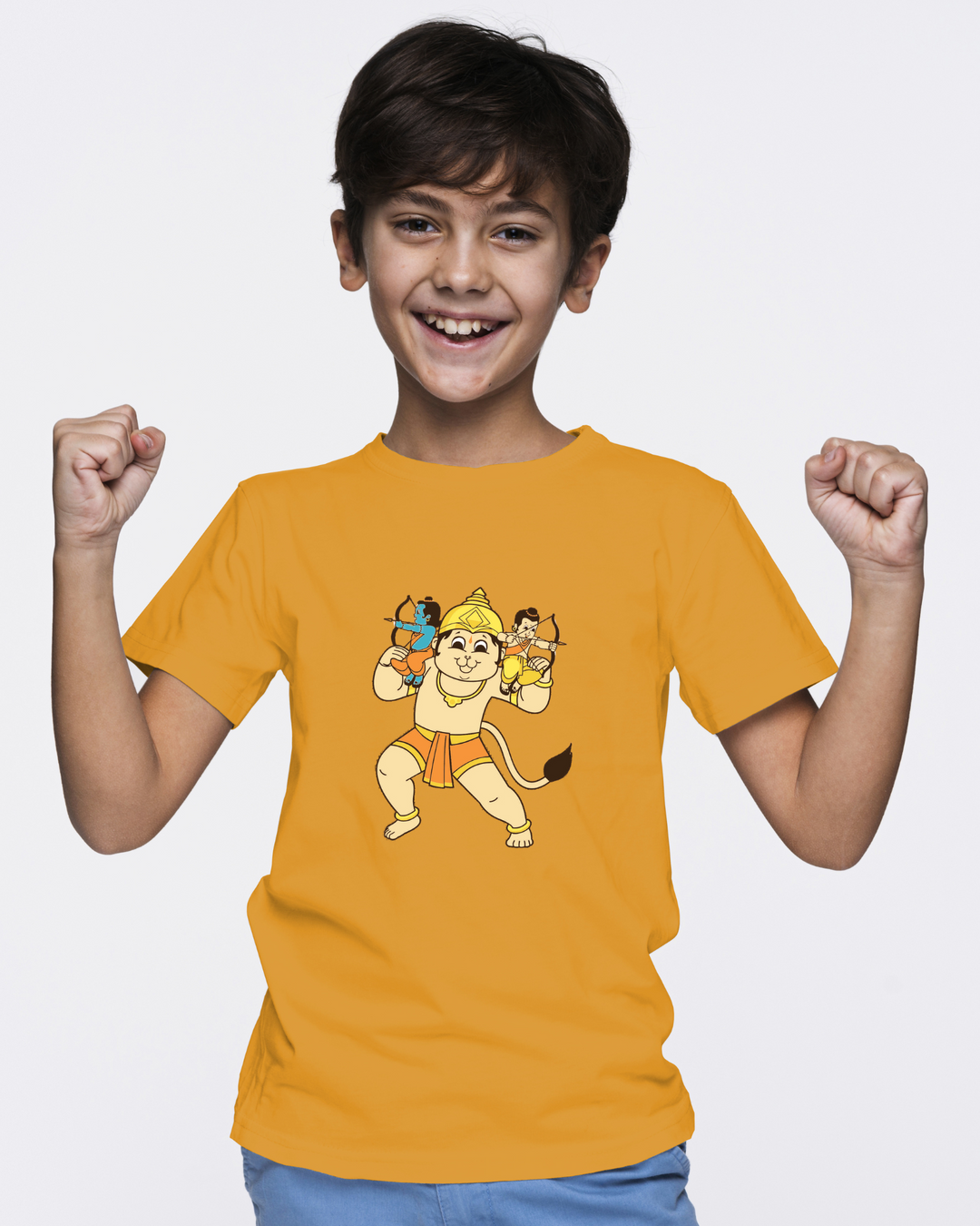 T-Shirt: Kids - Hanuman with Rama Lakshman