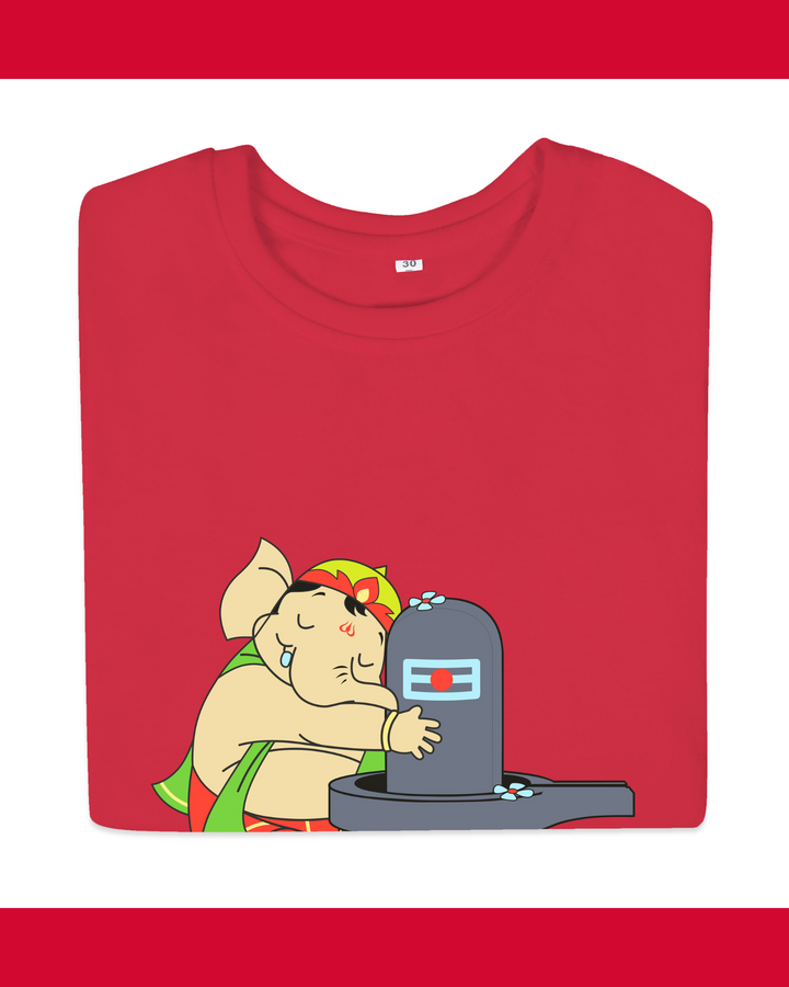 T-Shirt: Kids - Ganesha with Shivalinga