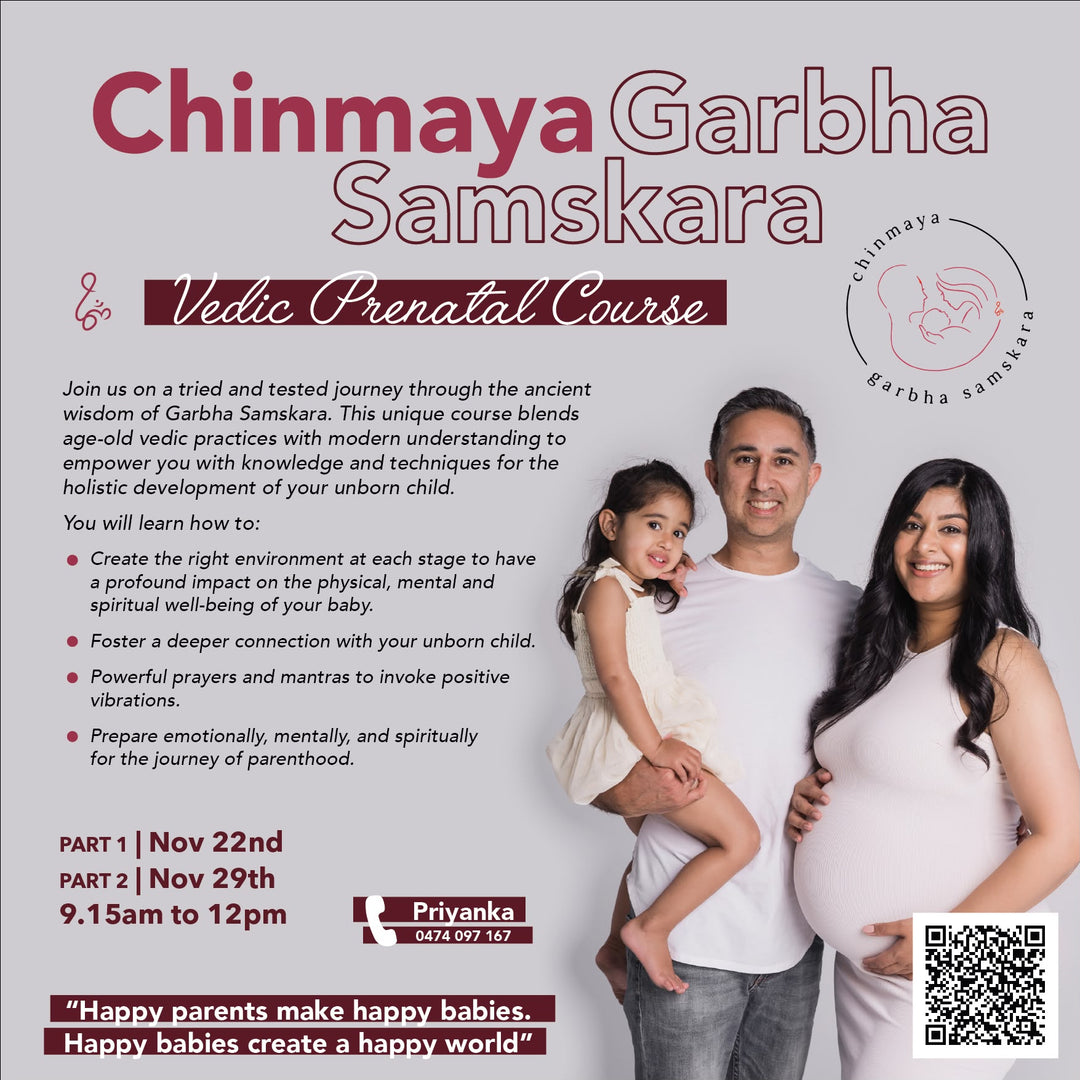 Melbourne-Chinmaya Garbha Samskara - Vedic Prenatal Course (Online)