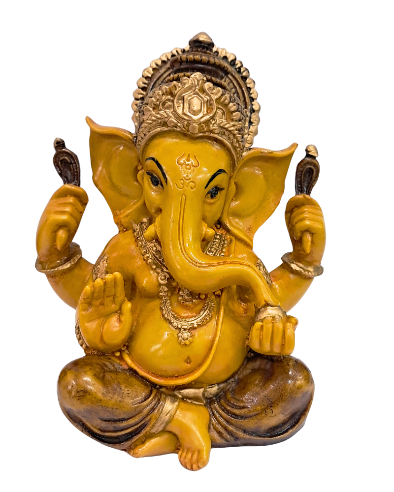 Handcrafted Resin Ganesh Idol ‚Äì 5.5" Tall