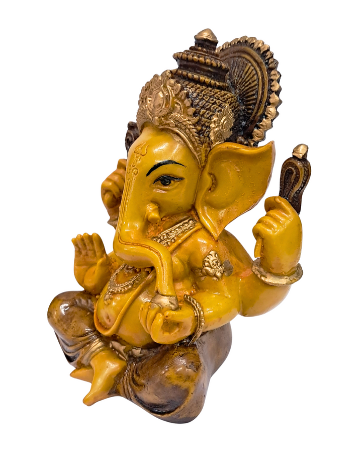 Handcrafted Resin Ganesh Idol ‚Äì 5.5" Tall