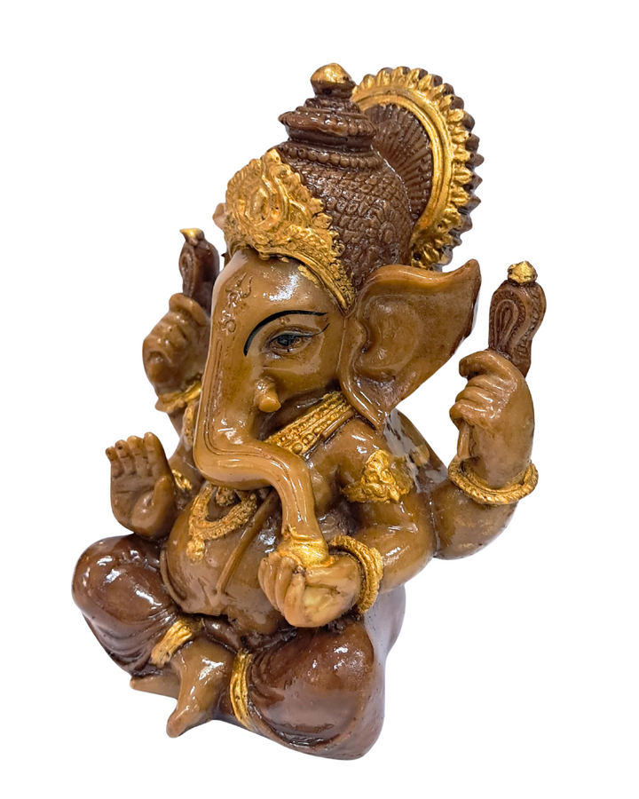 Handcrafted Resin Ganesh Idol ‚Äì 5.5" Tall