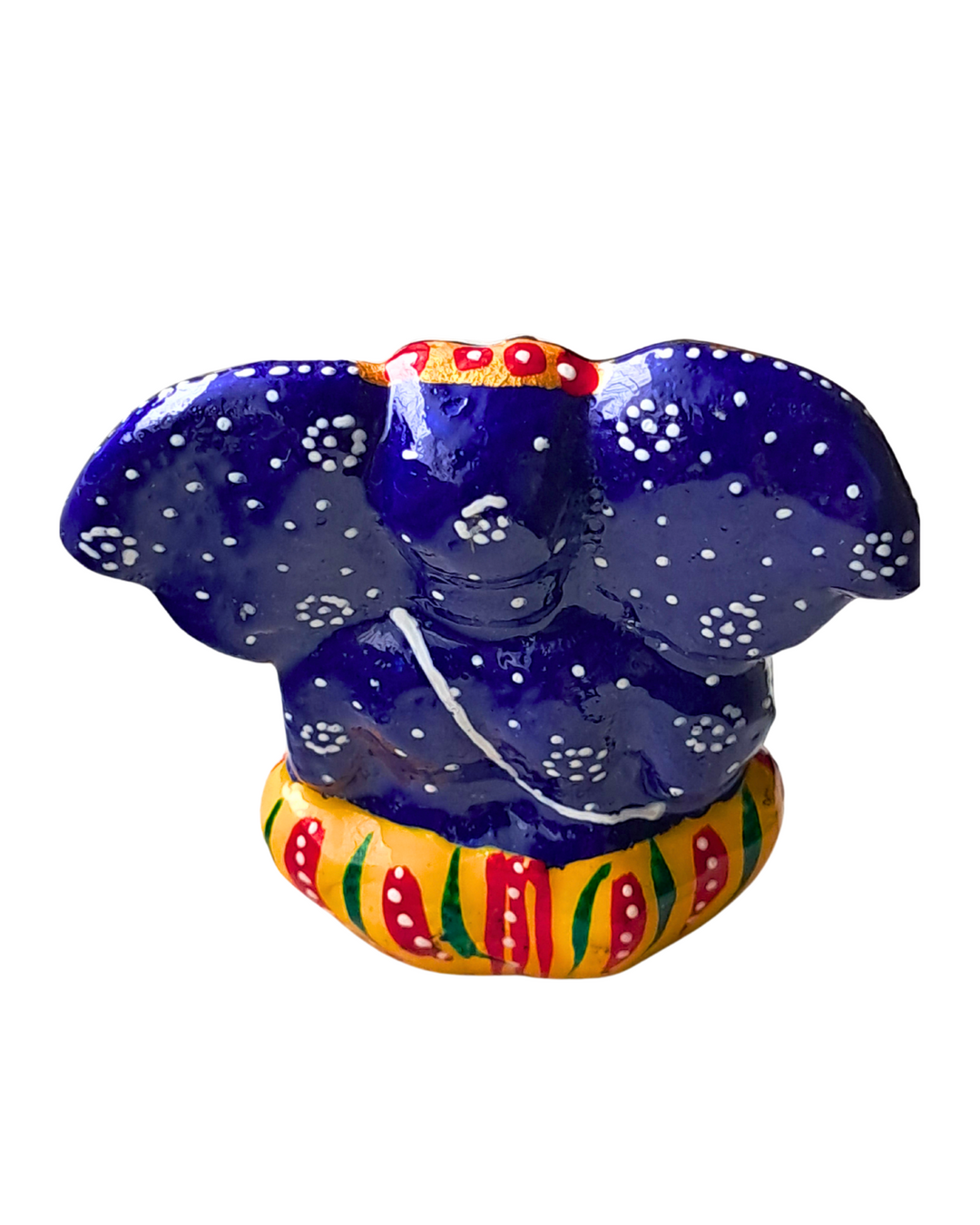 Handcrafted Metal Ganesh Idol with Enamel Finish ‚Äì 5.5 cms