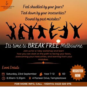 Melbourne - Break Free - Teenage workshop - 2023