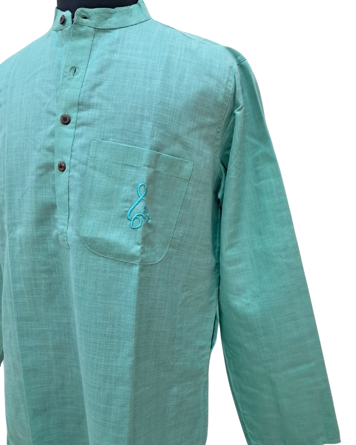 Kurta: Mens, Matka Cotton - Long