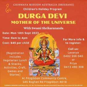 Brisbane (North): Durga Devi - Children's Holiday Day Camp