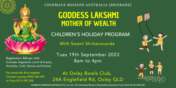 Brisbane (South): Goddess Lakshmi Holiday Day Camp