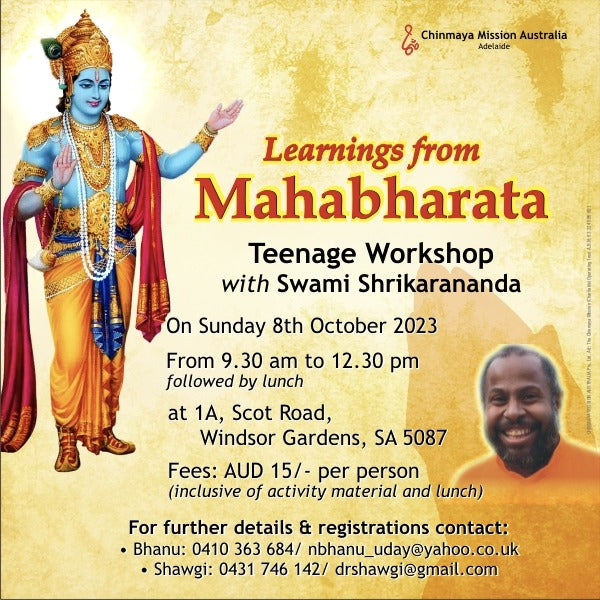 Sydney - Adelaide “Learnings from the Mahabharata” Part 1