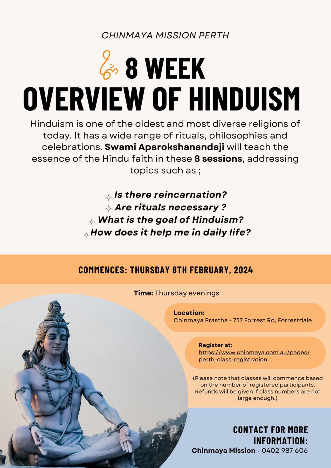 Perth | Overview of Hinduism 2024