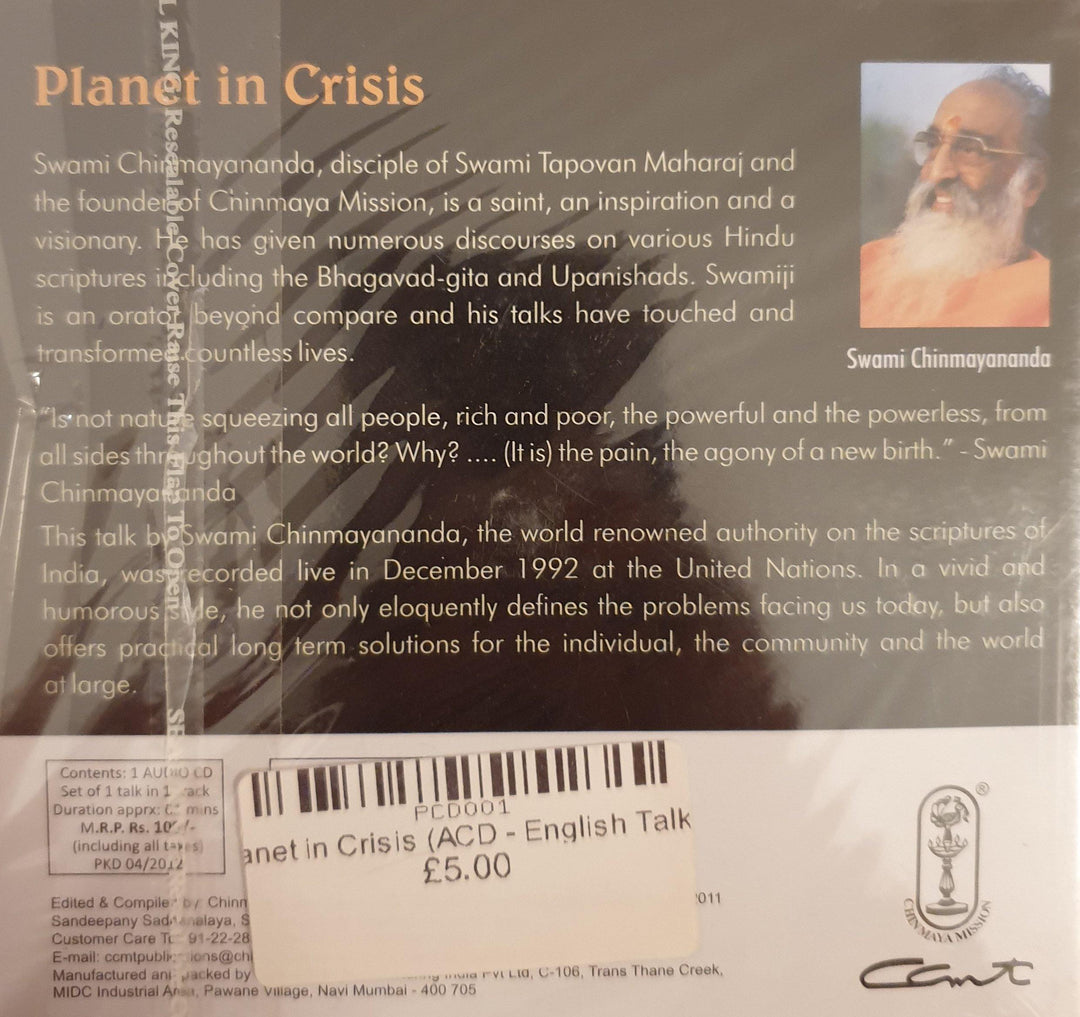 Planet in Crisis - Chinmaya Mission Australia