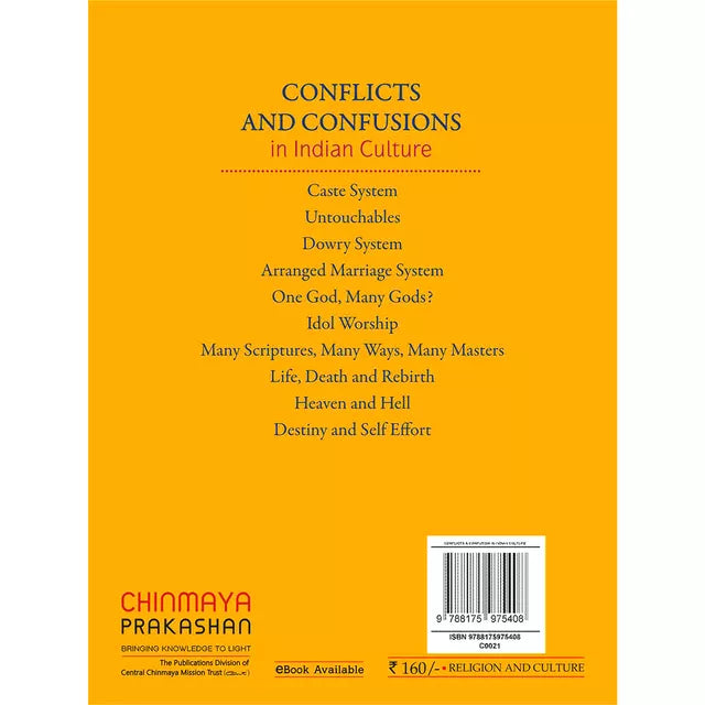 CONFLICTS AND CONFUSIONS IN INDIAN CULTURE (Hard Bound)